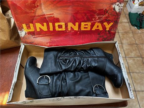 Union Bay Jr's 8.5 tall boot- black