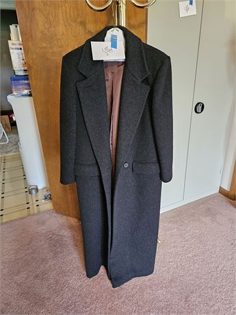 Larry Levine Wool Overcoat