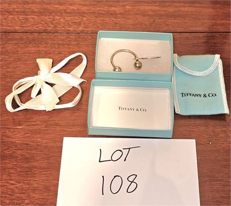 Tiffany & Co Sterling Key Ring .33 OZT