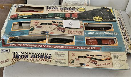 K-Line Pennsylvania Iron Horse Train Set In Box