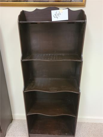 Dark Wood Bookshelf