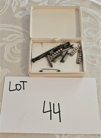 Victorian Mixed Bar Pins - Sizes, Materials & Maker Vary