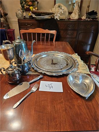 Nice Collection of Silverplate:Rogers/International/Webster&Wilcox & More