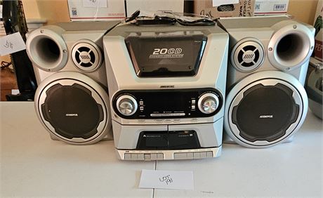 Audiovox CD, Cassette Player W/Speakers