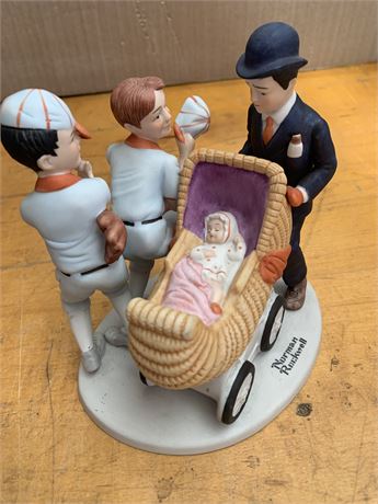 Norman Rockwell Danbury Mint Babysitter Collectible Figurine