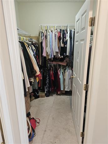 Large Ladies Closet Cleanout- All Seasons Clothing, Tops, Pants, Sweaters, Jack