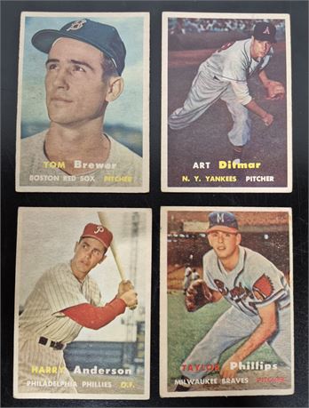 1957 Topps Baseball Cards