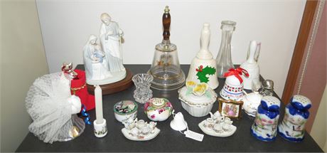 Figurines, Bells, S & P Shakers, Etc