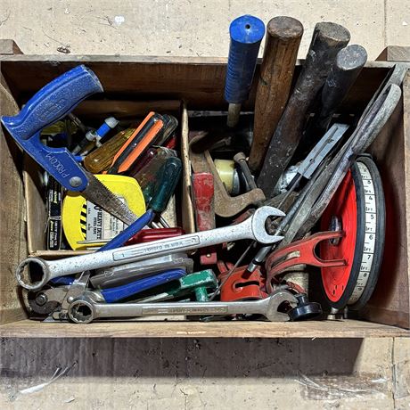 Mixed Lot of Tools w/ Crate