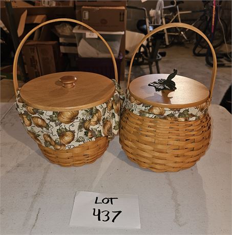 Longaberger Mixed Basket Lot