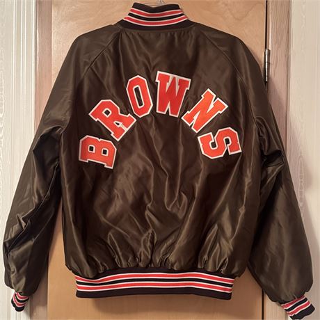 1980's Vintage Cleveland Browns NFL Butwin Jacket - Men's Size XXL