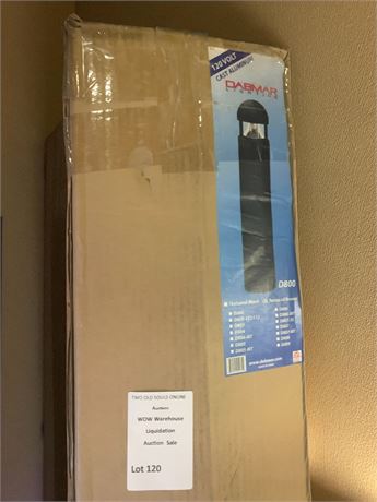Dabmar Lighting D800-BZ Powder Coated Cast Aluminum Bollard