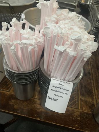 Paper-Wrapped Single Use Giant Drink Straws