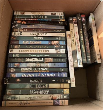 DVD Movie Lot - Crouching Tiger Hidden Dragon, Capote, Braveheart & More