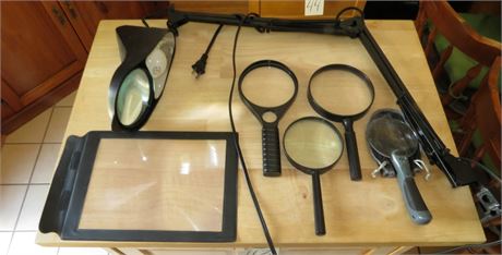 Magnifying Glasses, Magnifying Lamp