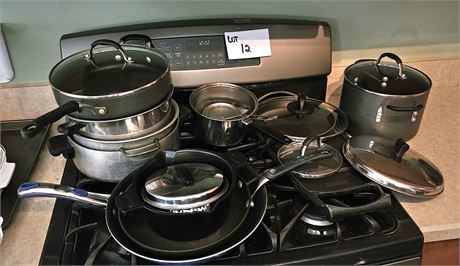 Pot & Pan Lot- Calphalon, Wearever, Thermic-Ray, Faberware & More