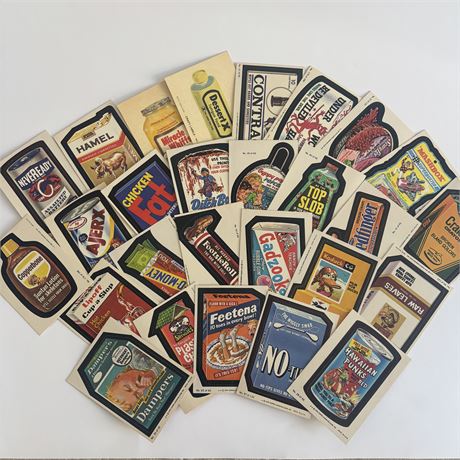 1979 Topps Wacky Packages Stickers - Lot of 27