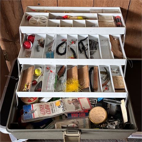 Adventurer 1730 Tackle Box Full of Fishing Tackle
