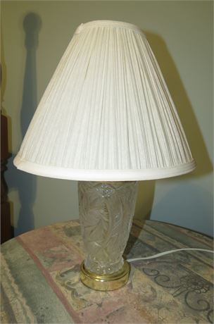 Small Crystal Table Lamp