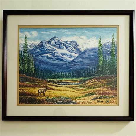 Original Landscape Painting by Carl Brahce