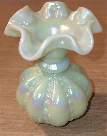 Fenton Sea Green Opalescent Piece