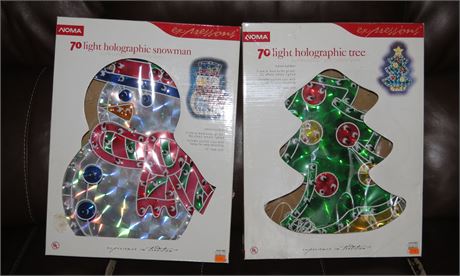 Holographic Tree, Snowman