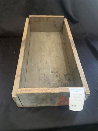 Vintage Wood Storage Box/Crate