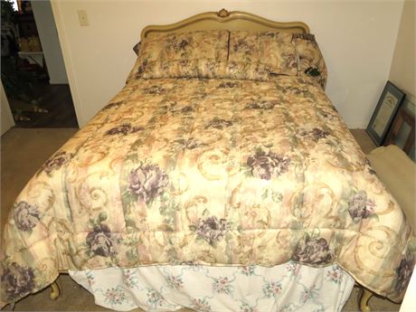 Full Size French Provincial Bed