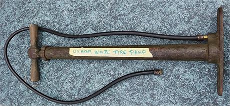 US Army WWII Tire Pump