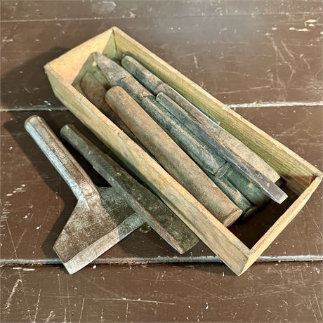 Collection of Vintage Masonry Chisels