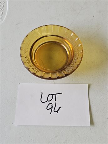 Delwebb Hotel Amber Ashtray