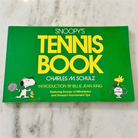 1st/1st 1979 Snoopy's Tennis Book by Charles M. Schulz