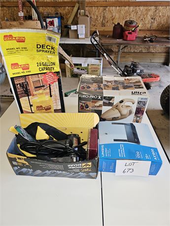 Ultra Sharp Vac, Sprayer & More