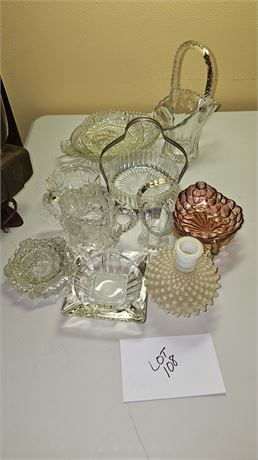 Mixed Clear Glass Lot