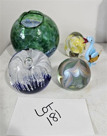 Paper Weight Lot Mixed Sizes, Color & Makers