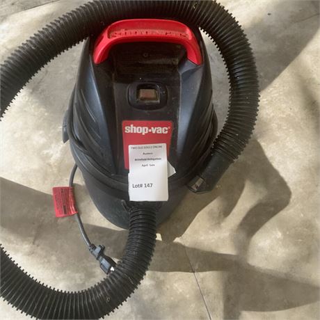 ShopVac - 2.5 Gallon for Workshop or Garage