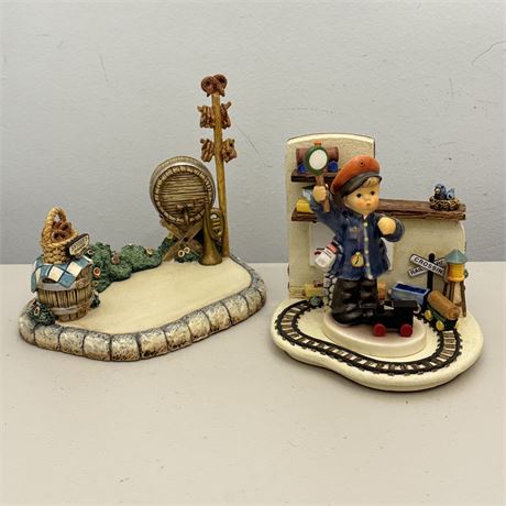 Goebel Hummel Homeward Bound & Marketplatz Hummelscapes w/ 1 Figurine