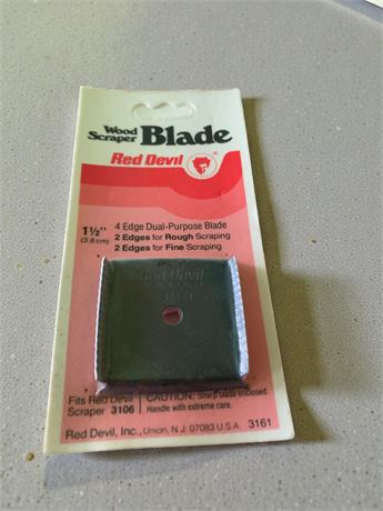 Red Devil 1-1/2" 4 Edge Dual-Purpose Blade Lot - 5 Boxes