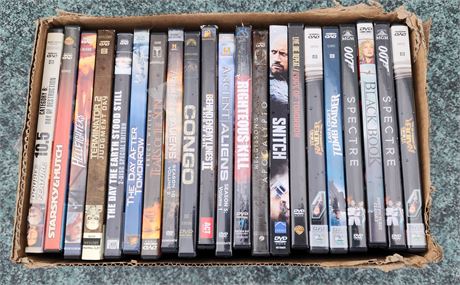 Box Of Assorted DVD's