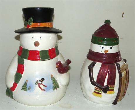 Snowman Cookie Jars