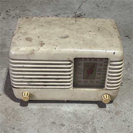 Mid-Century Philco Radio (Model 46-200) For Parts/Repair/Display