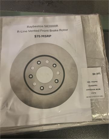 Raybestos 582000R R-Line Vented Front Brake Rotor