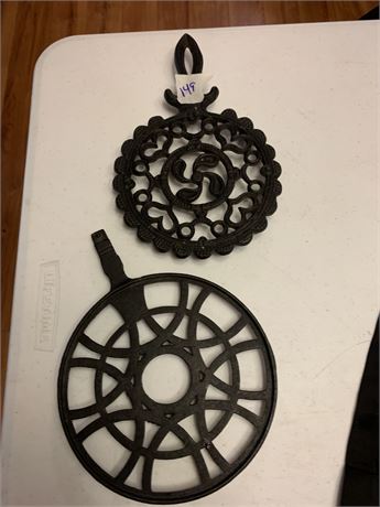 Vintage Cast Iron Trivets