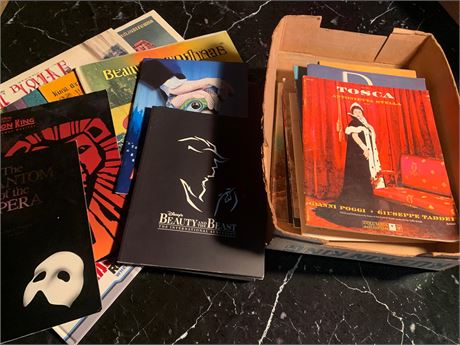The Phantom of the Opera, Beauty & The Beast Programs, Thoroughly Modern Millie