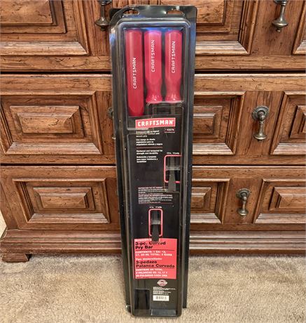 New Craftsman 3 Piece Pry Bar Set