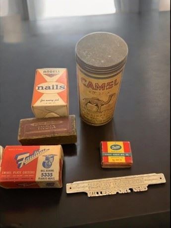 Vintage Collectible Advertising - Camel 27 Tire Repair Kit and More