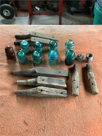 Lot of Insulators and Holders