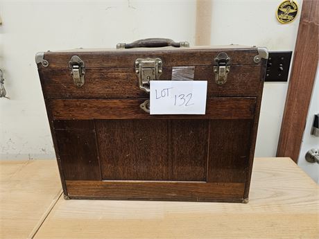 H.Gerstner & Sons Wood Machinist Chest with Keys - 11 Drawers