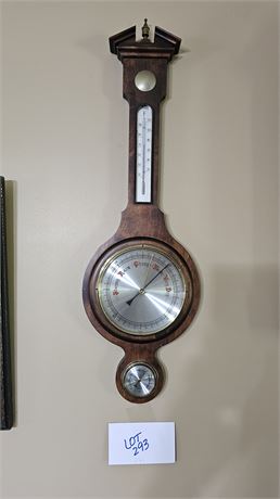 German Wood Wall Barometer