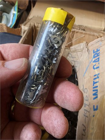 Small Metal Fastener Hardware Lot